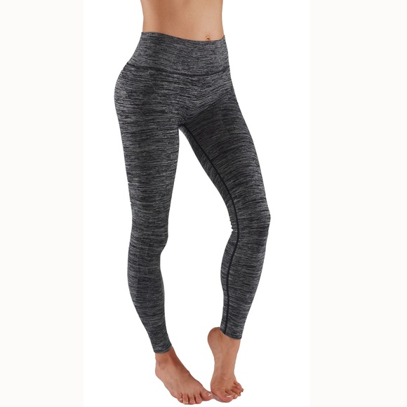 Pants - All Gray Leggings with mid rise waistband